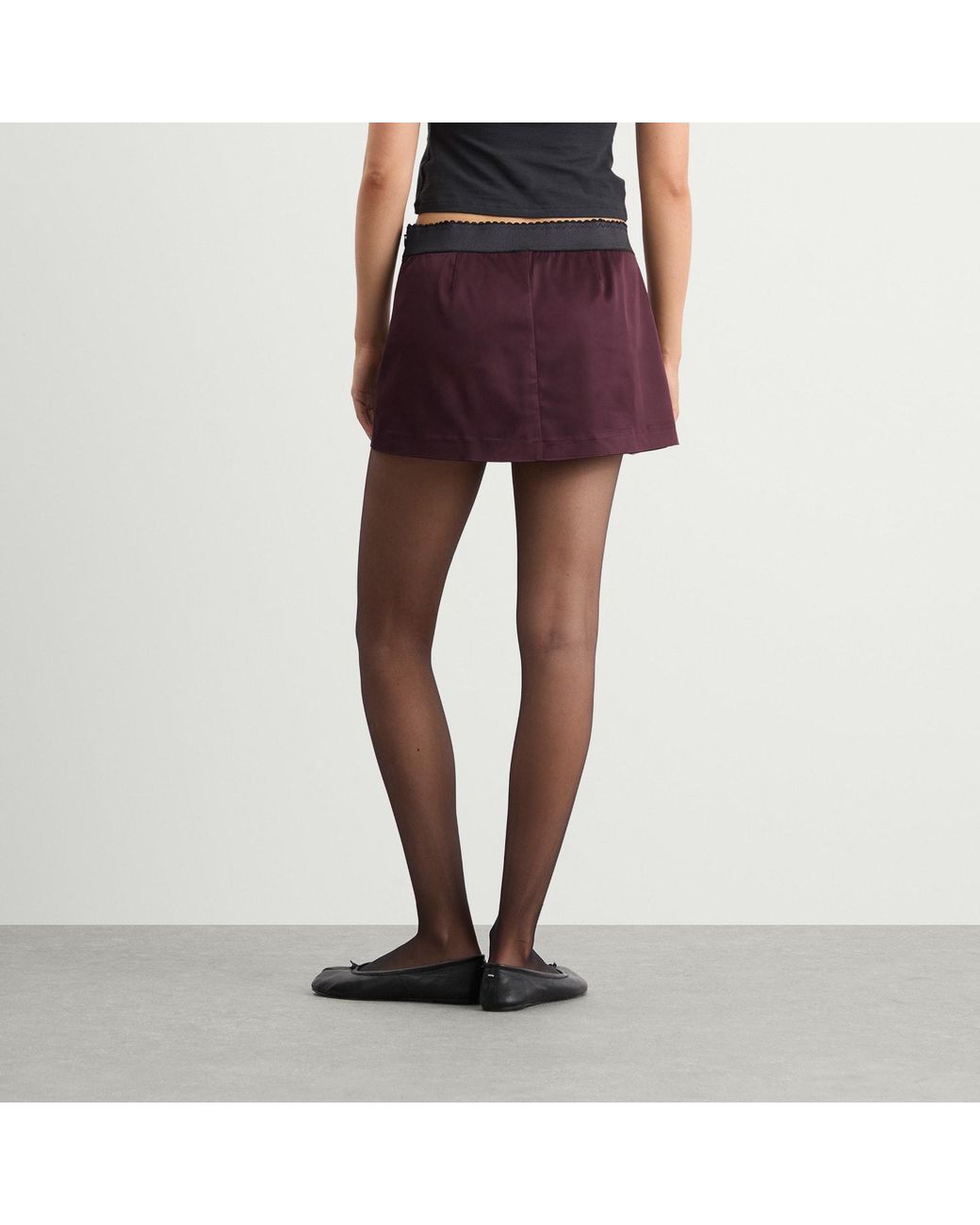Skims Gray Sheer Tights