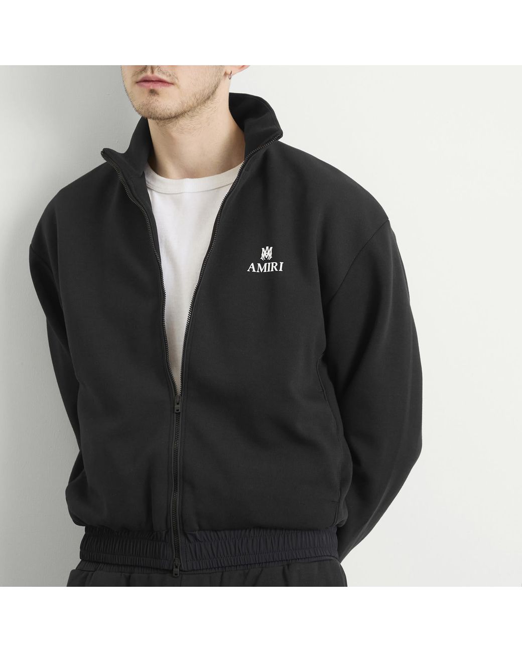 Amiri Black Lounge Track Jacket for men