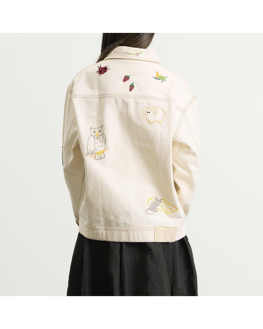 STORY mfg. Natural Hand Embroidered Amba Jacket