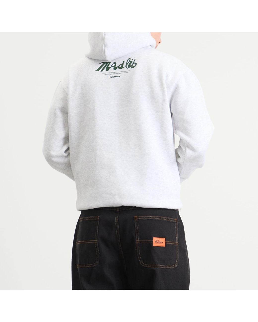 Butter Goods X Madlib Pullover Hood in White for Men | Lyst