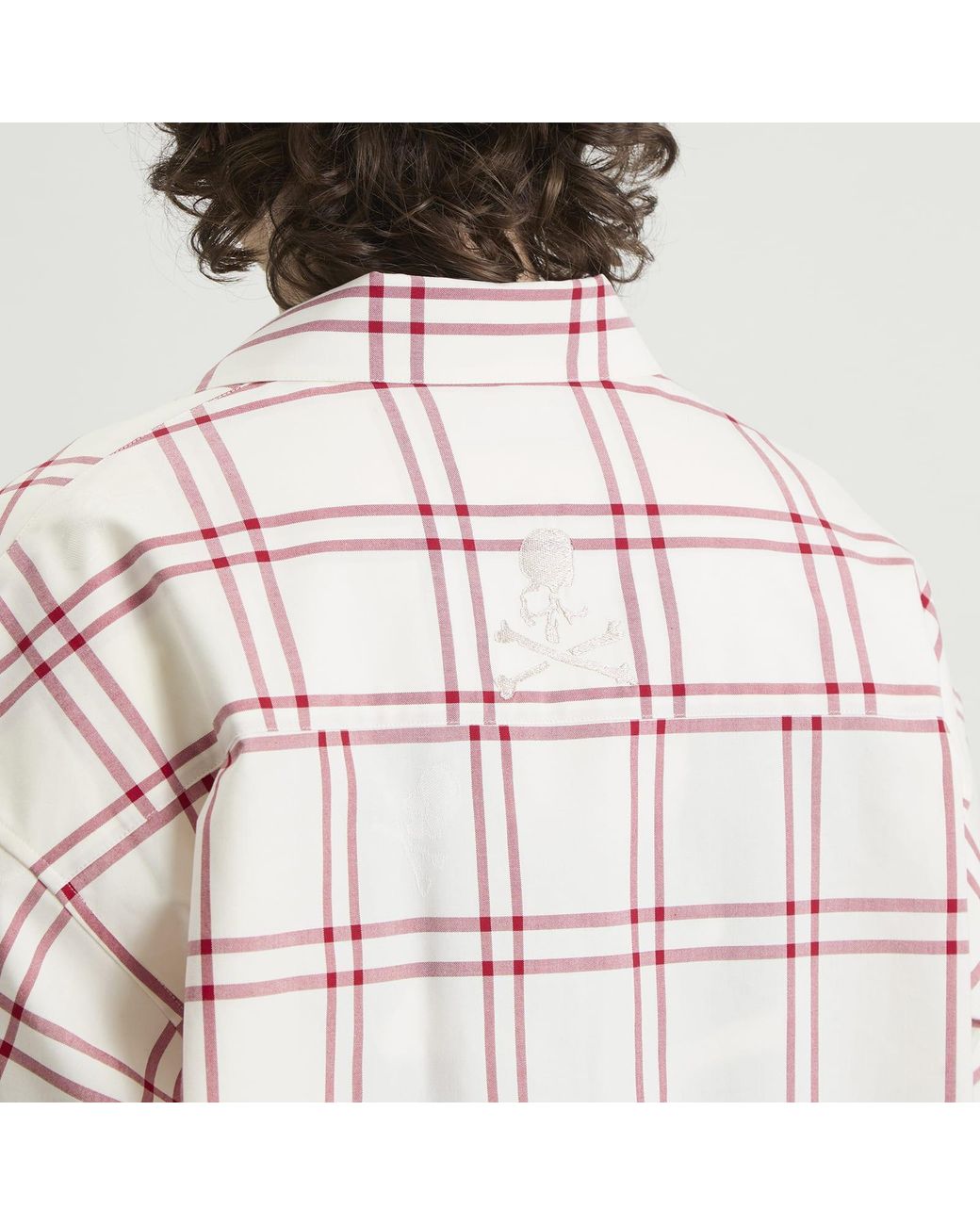 MASTERMIND WORLD Pink Plaid Short Sleeve Shirt for men