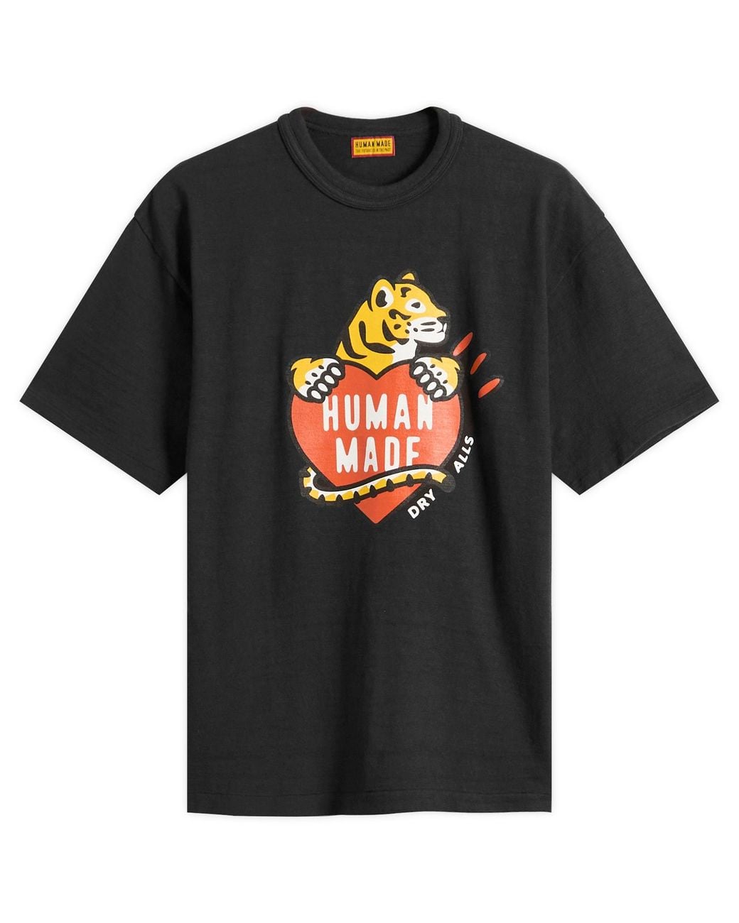 Human Made Tiger Heart T-Shirt in Black for Men | Lyst