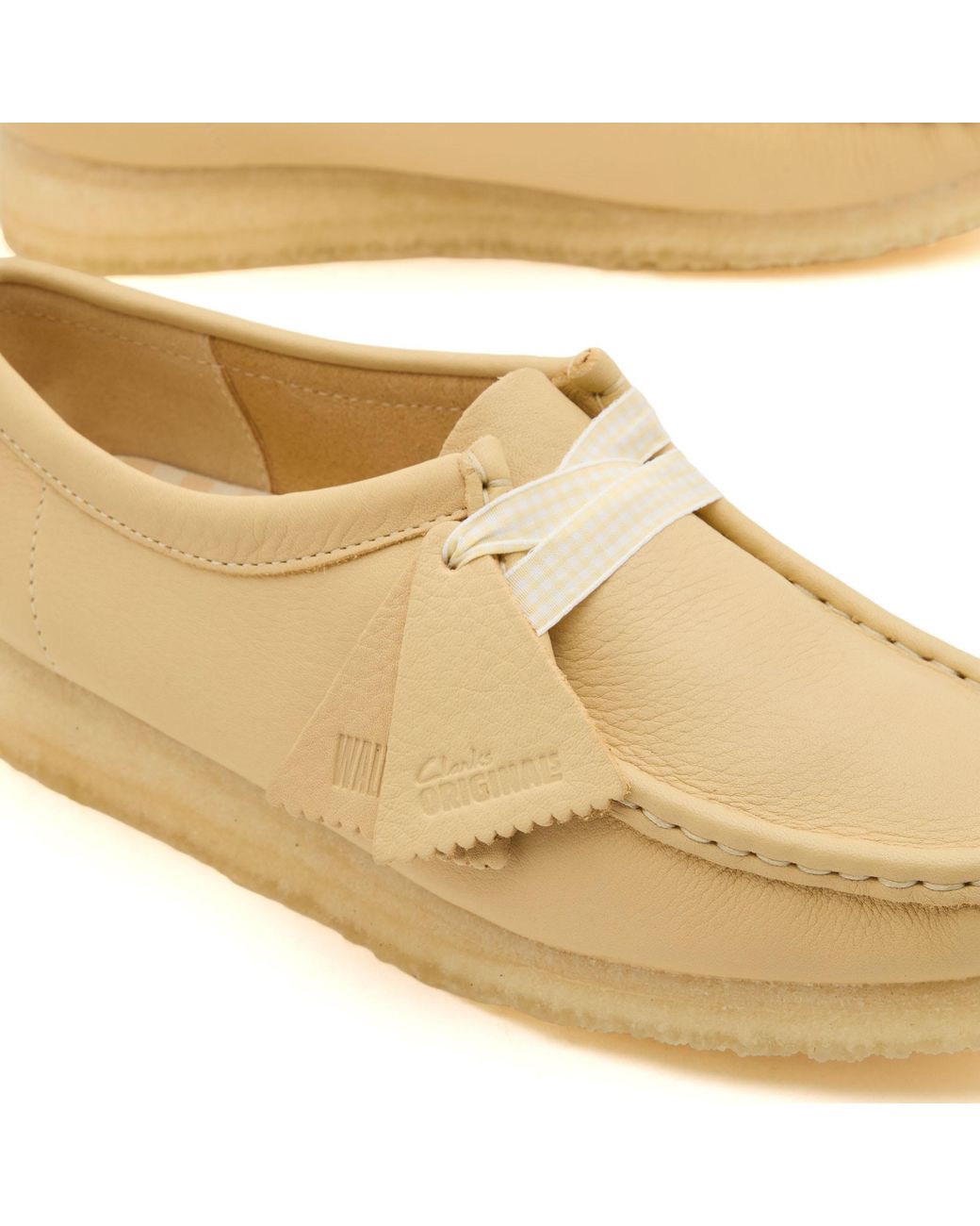 Clarks Natural Leather Wallabee Boot