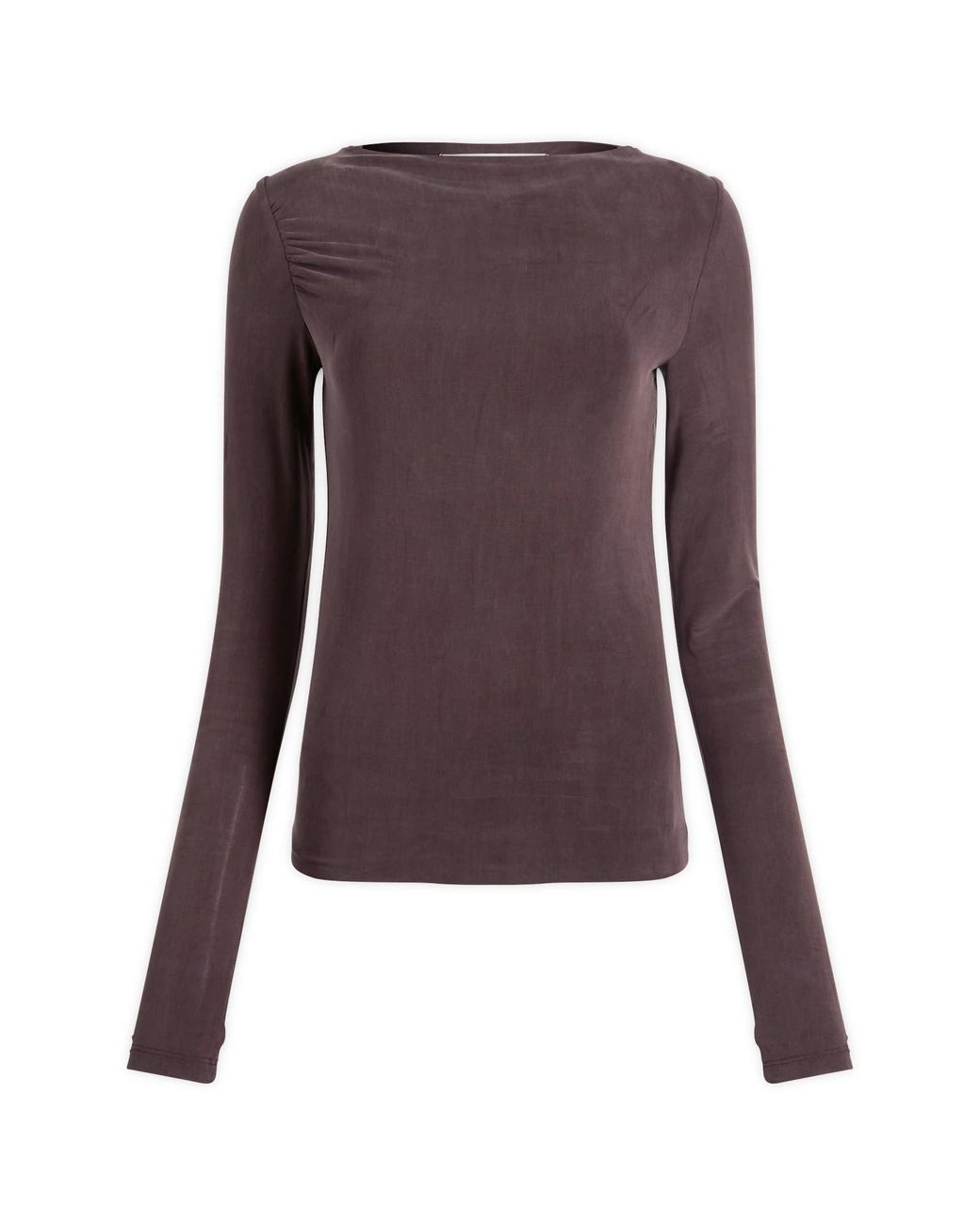 Peachy Den Brown Kylie Long Sleeve Top