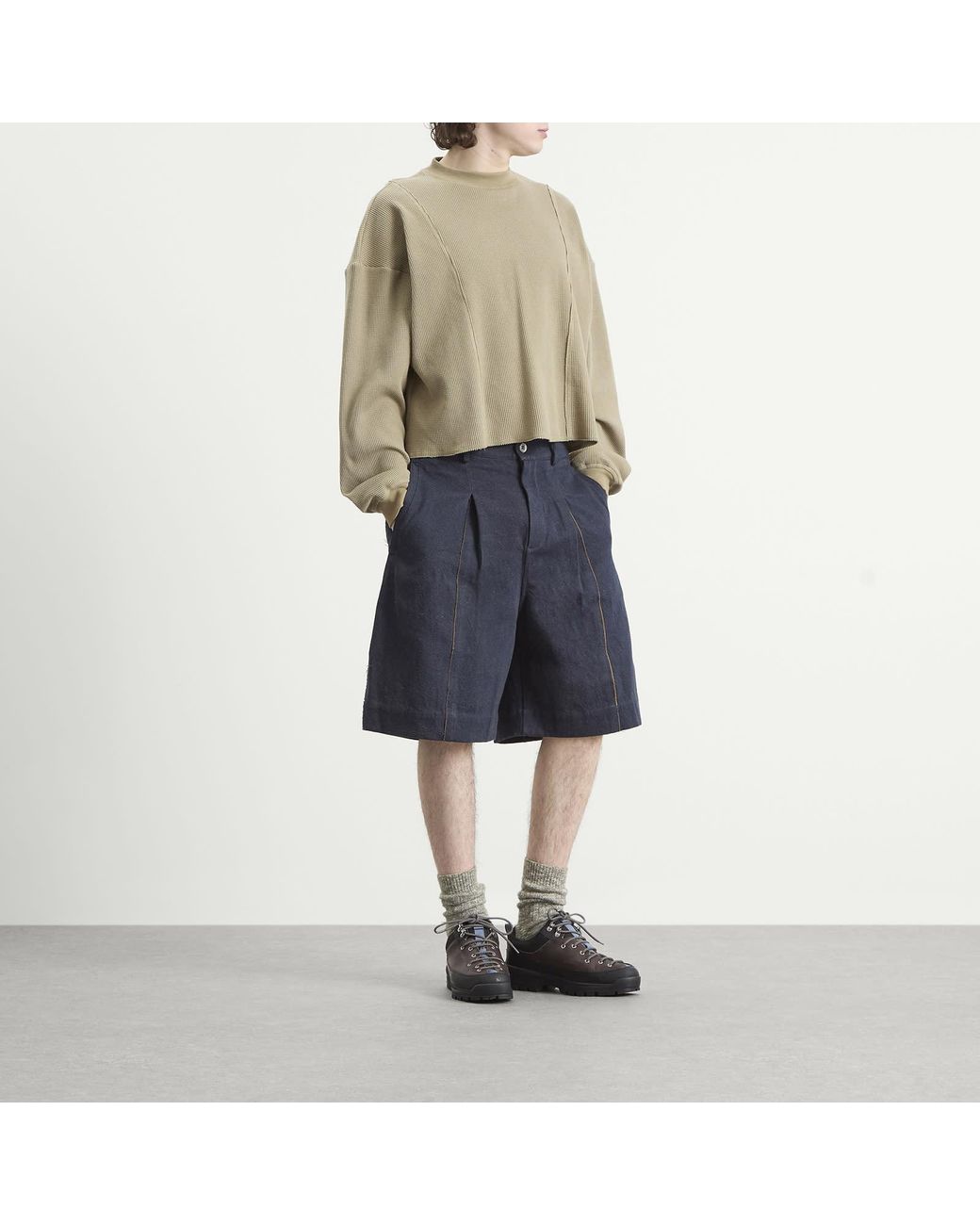 Ganter Natural Waffle Longsleeve T-Shirt for men