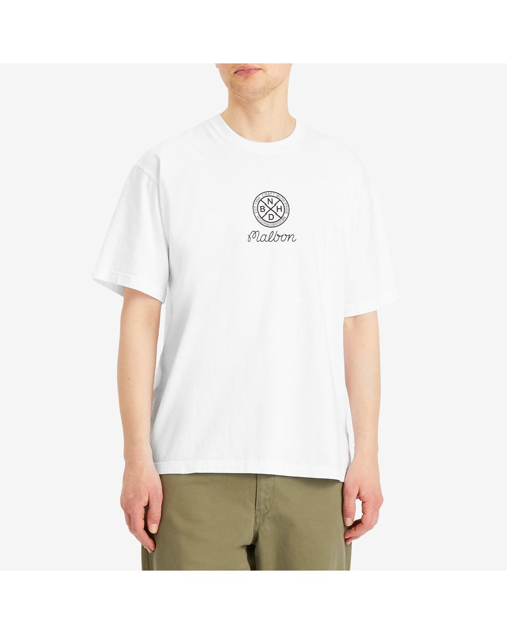 Neighborhood X Malbon Golf Ss-2 T-Shirt in White for Men