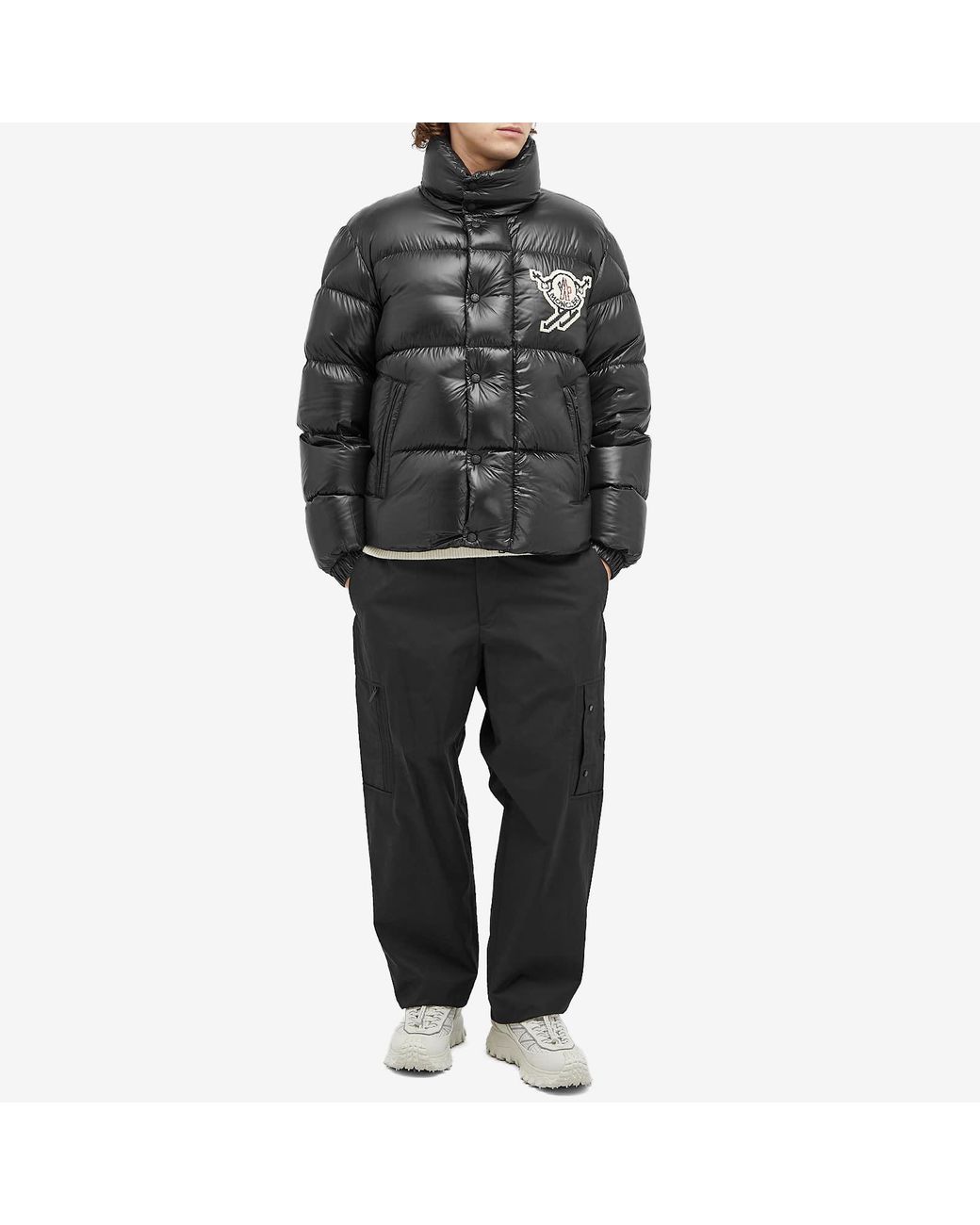 Moncler Gray Technical Cargo Pants for men