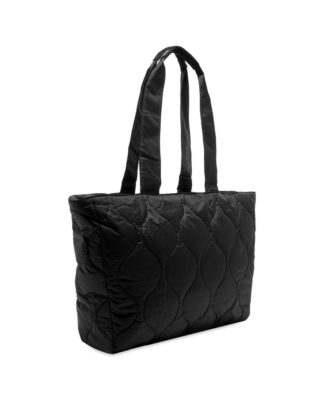 ADANOLA Circular Quilted Nylon Bag in Black | Lyst UK