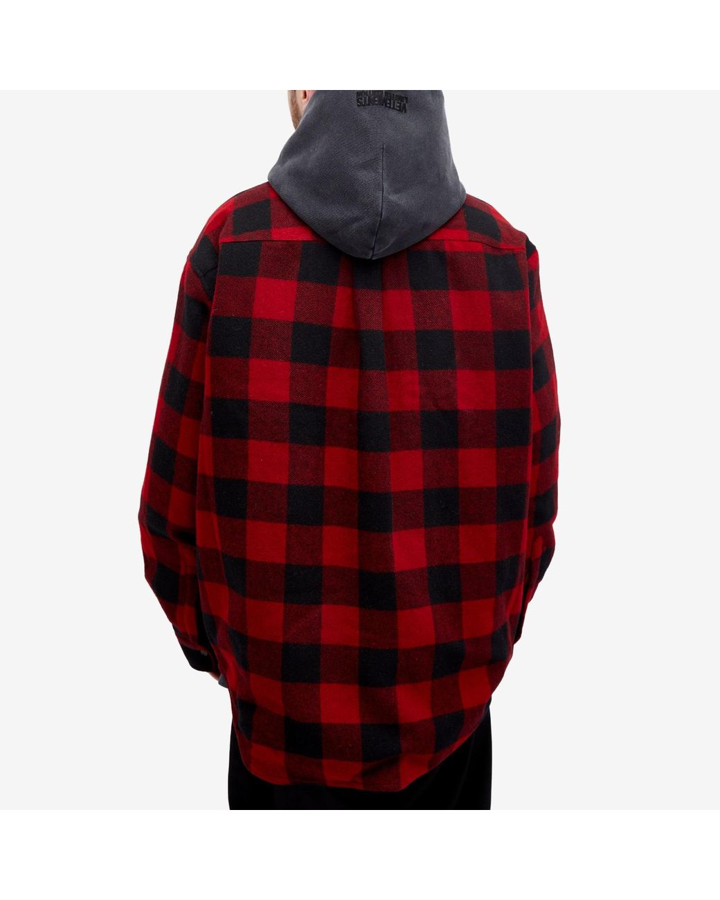 ジャケット・アウター VETEMENTS PADDED FLANNEL SHIRT VETEMENTS(ヴェトモン) PADDED FLANNEL SHIRT (blue) | command+enter