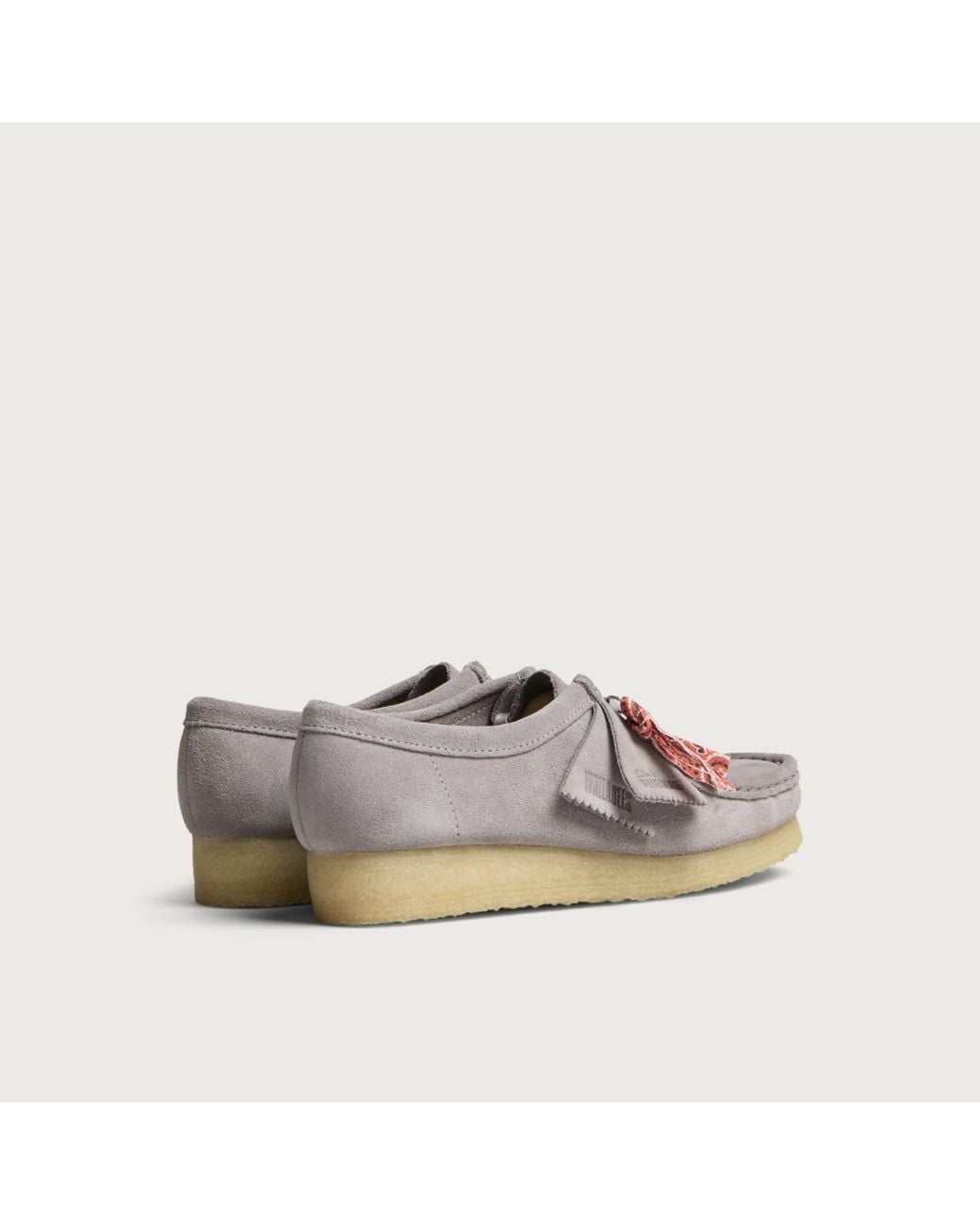 Clarks White Wallabee