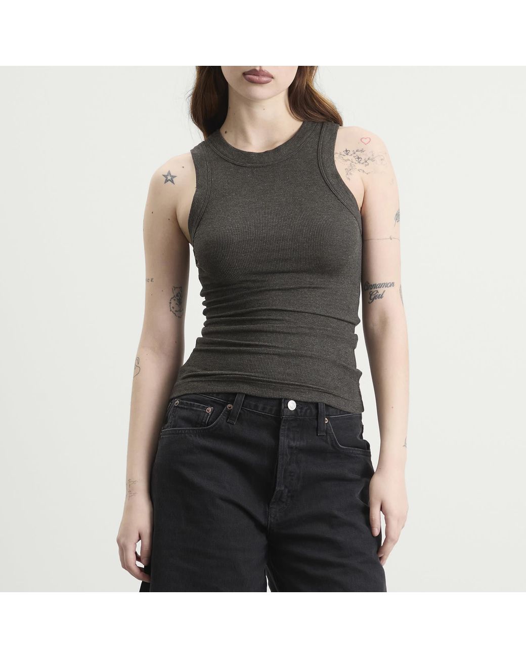 Agolde Gray Leigh Tank