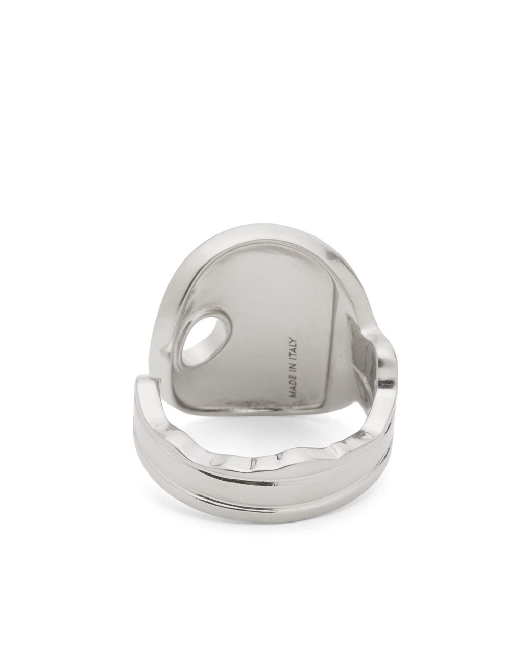 Maison Margiela White Mm6 Key Ring for men