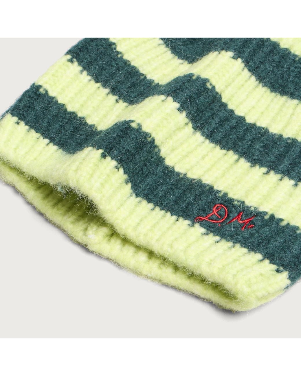 Damson Madder Green Beanie