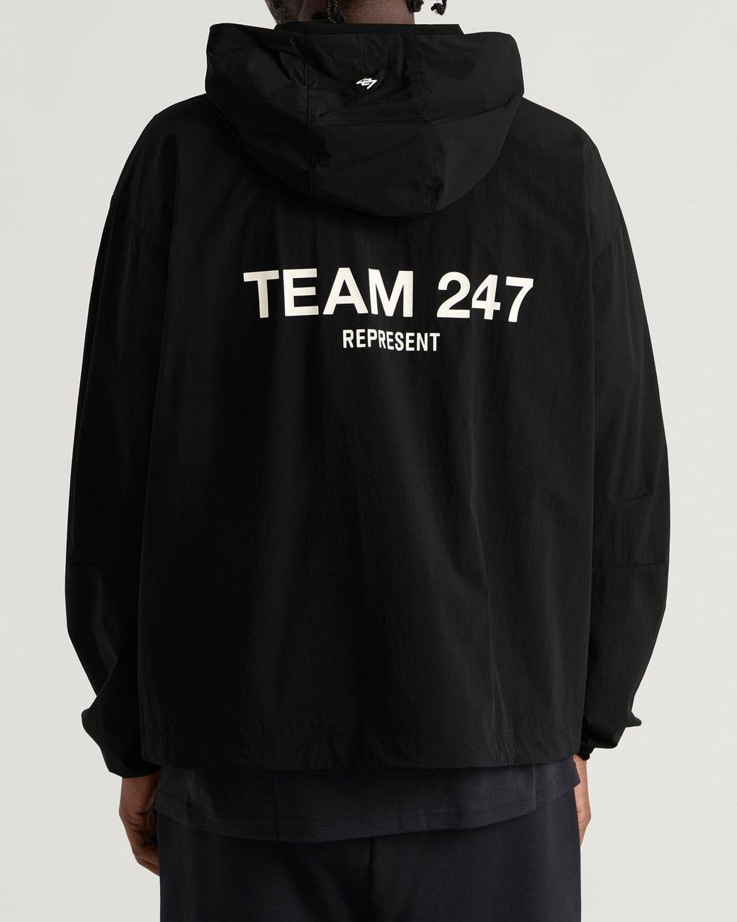 REPRESENT 247 Black Track Jacket for men