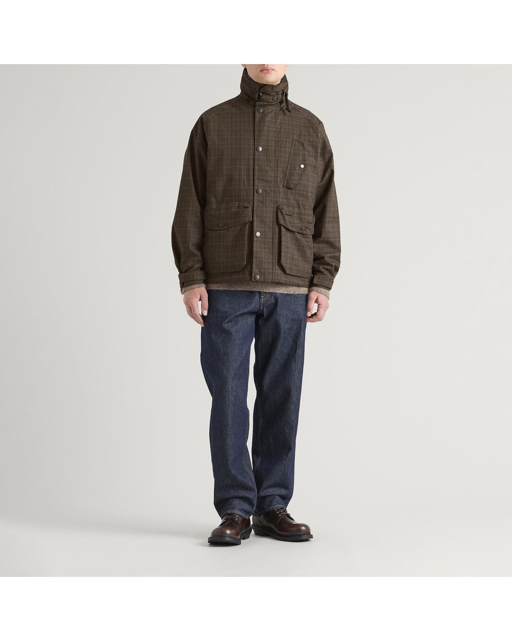 Barbour Green Heritage + Transport Ursula Waterproof Jacket for men