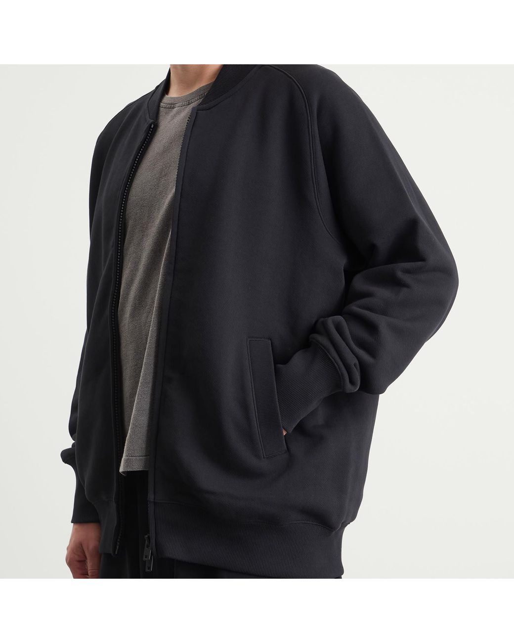 Y-3 Black Track Top for men