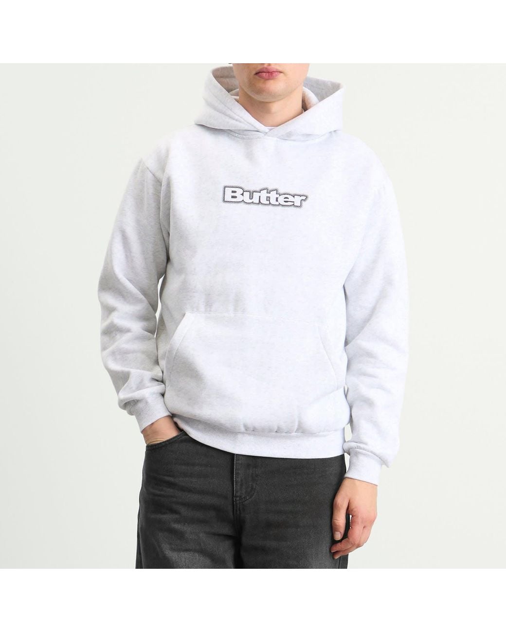 Butter Goods Radiant Logo Hoodie in White for Men | Lyst