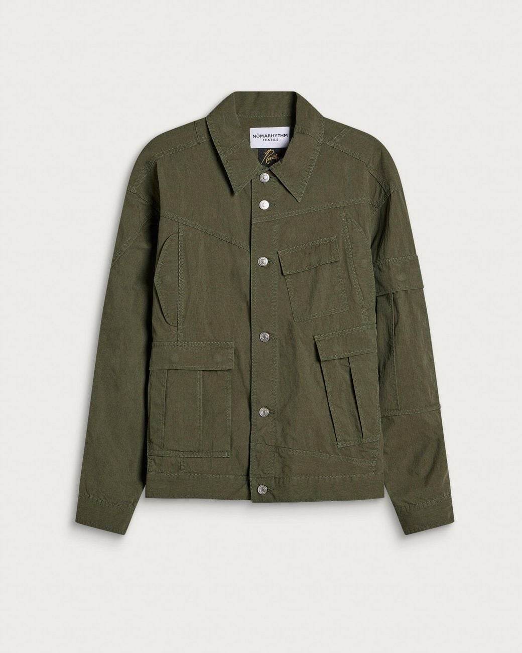 Nomarythm Textile Nòma X Needles Rebuild Tracker Jacket in Green for ...