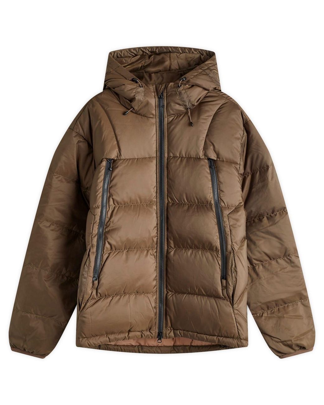 FRIZMWORKS Brown Altavia Down Jacket for men