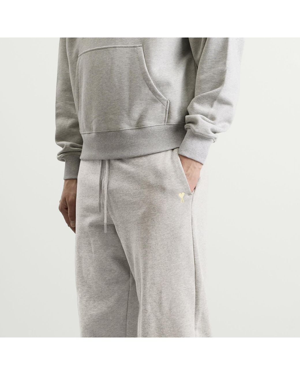 AMI Gray Adc Trackpants for men