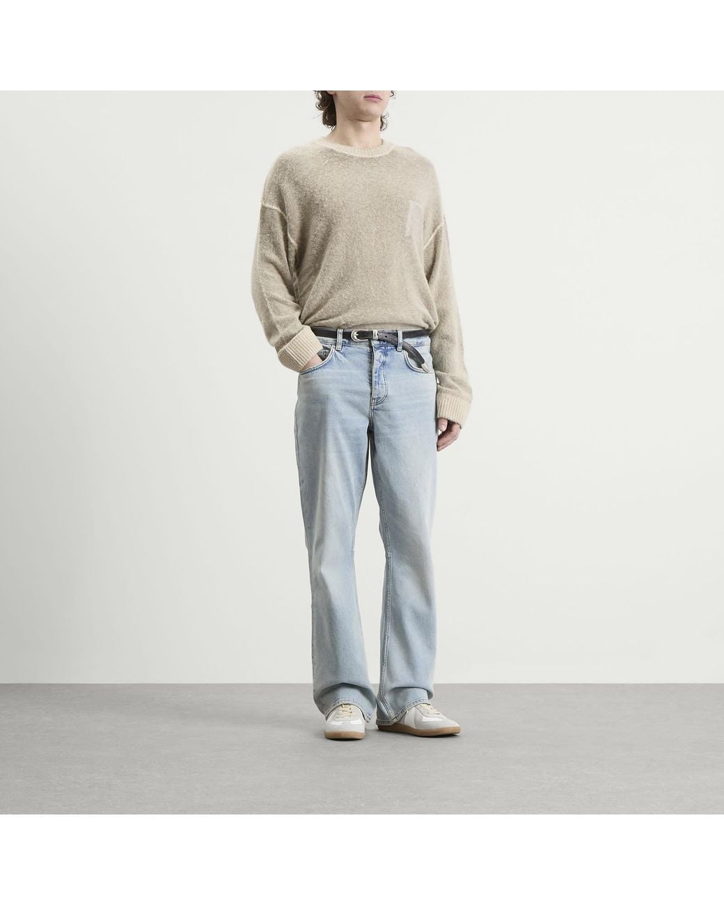 Represent Multicolor Lightweight Alpaca Knit Jumper for men