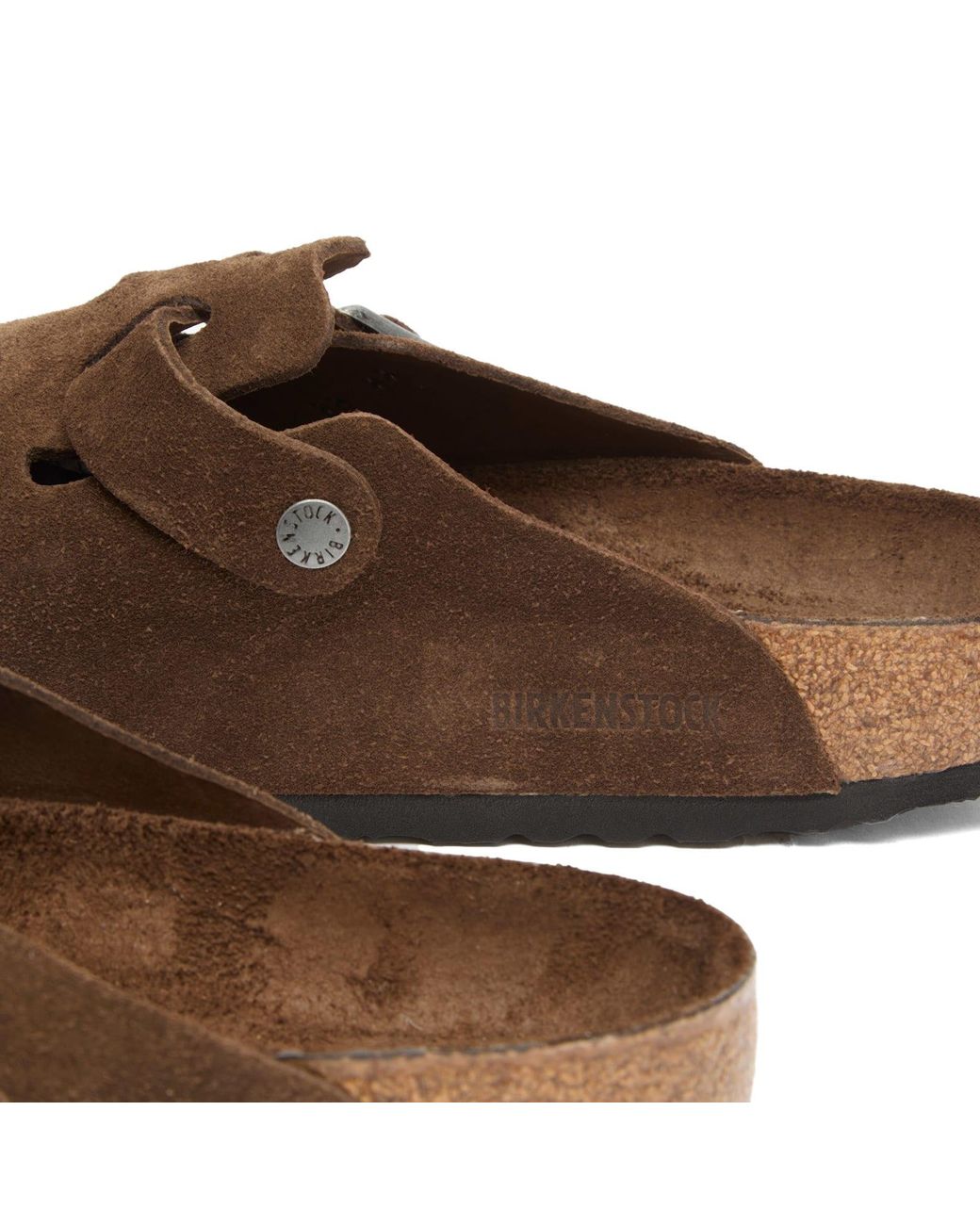 Birkenstock Brown Boston Sfb Clog for men