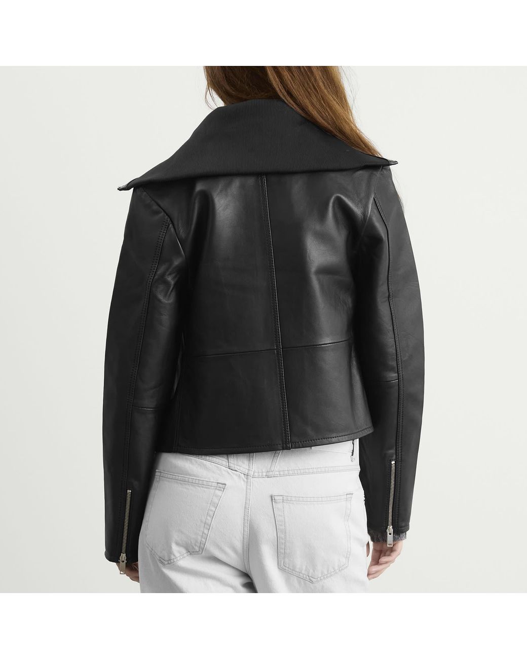 Samsøe & Samsøe Black Sashira Leather Jacket