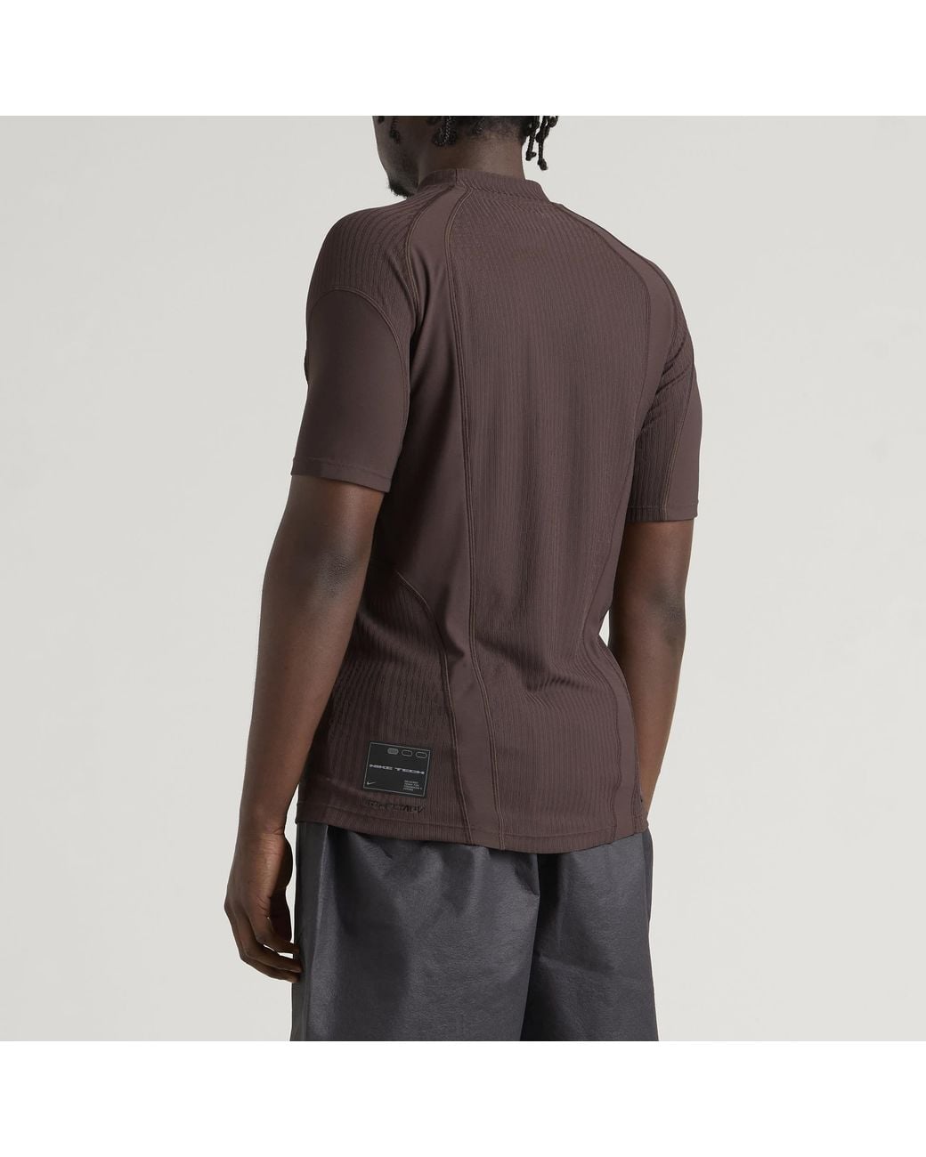 Nike Brown Tech Pro T-Shirt for men