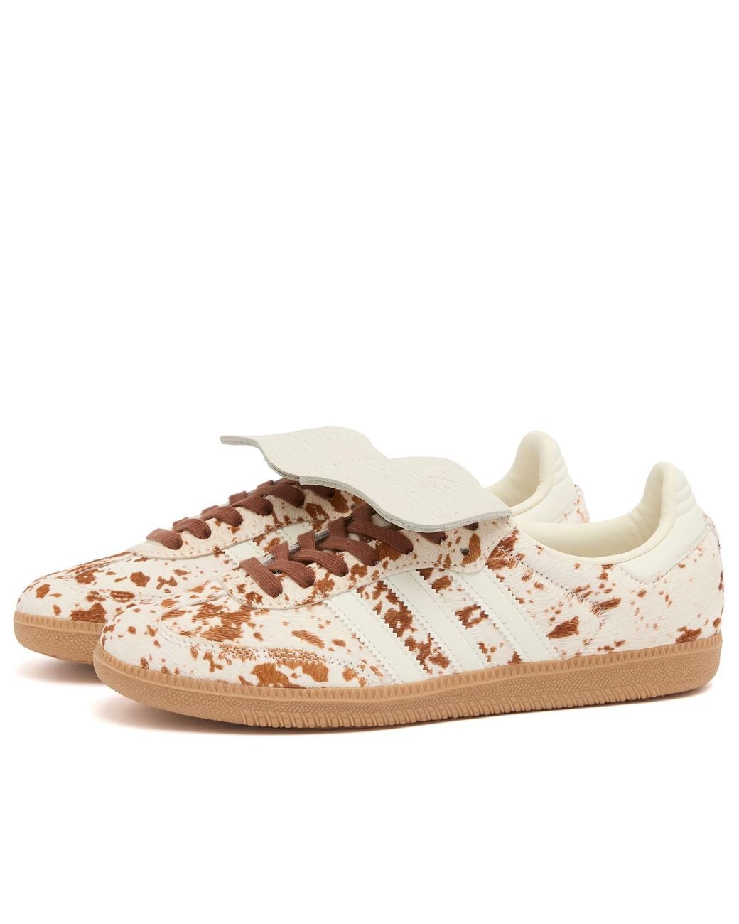 Adidas Natural Samba Lt Cow Print Sneaker