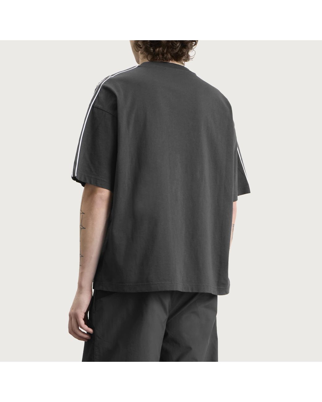 Umbro by Slam Jam Black Og Tape T-Shirt for men