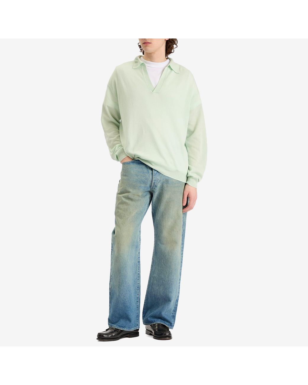【AURALEE】CASHMERE SILK KNIT SKIPPER POLO 01211049_65ac780e9eb6d.jpg