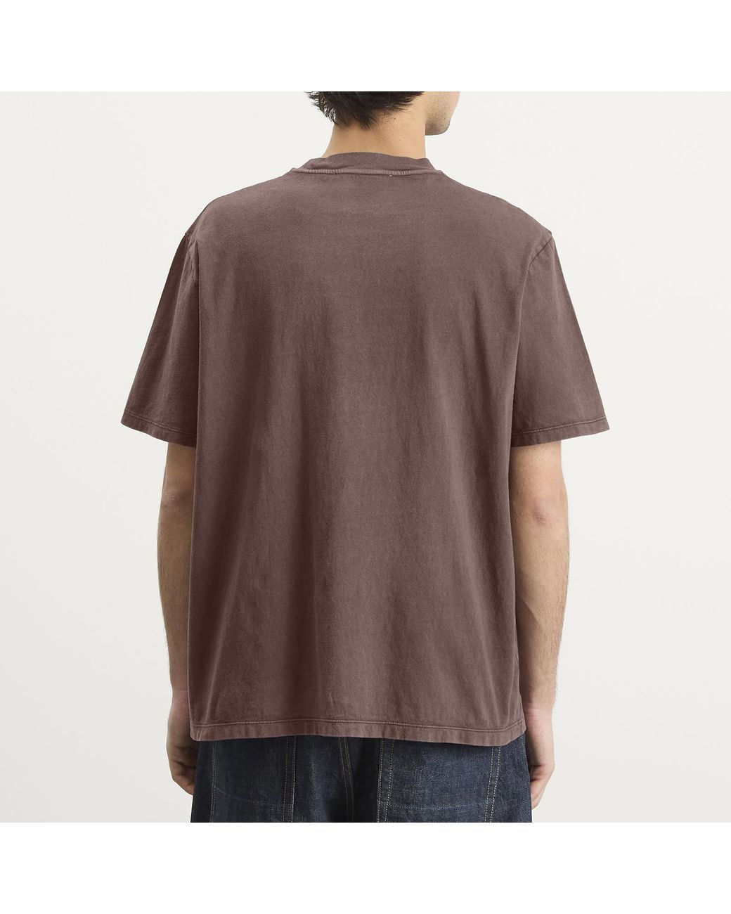 Our Legacy Brown Worn Box T-Shirt for men