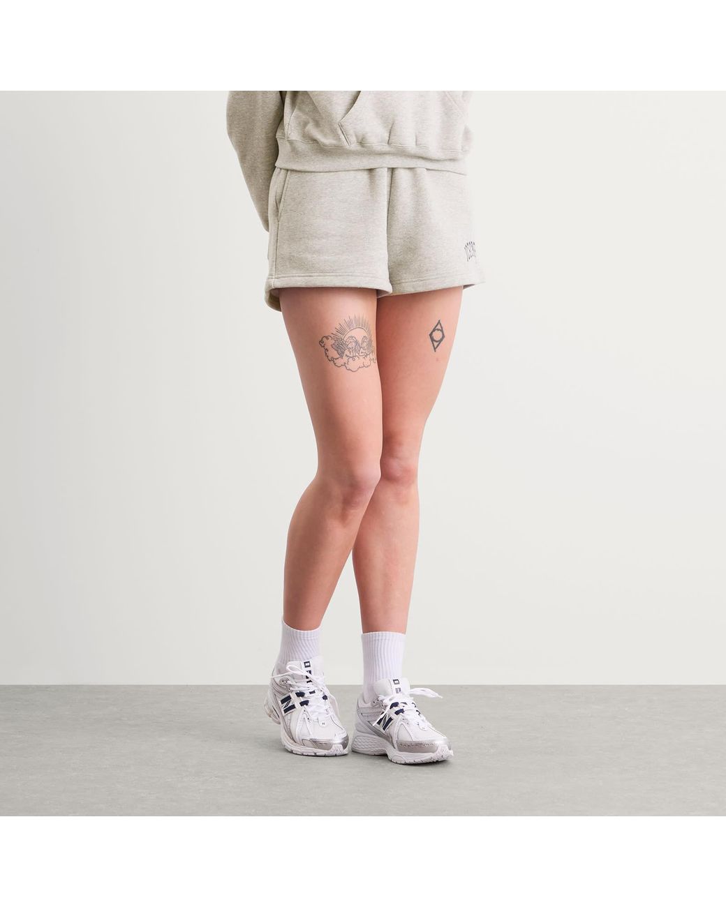 ICECREAM Gray College Shorts