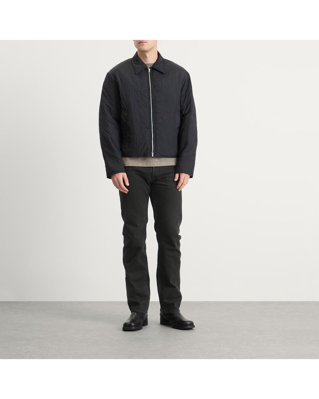 Entire studios Black Slem Jeans for men