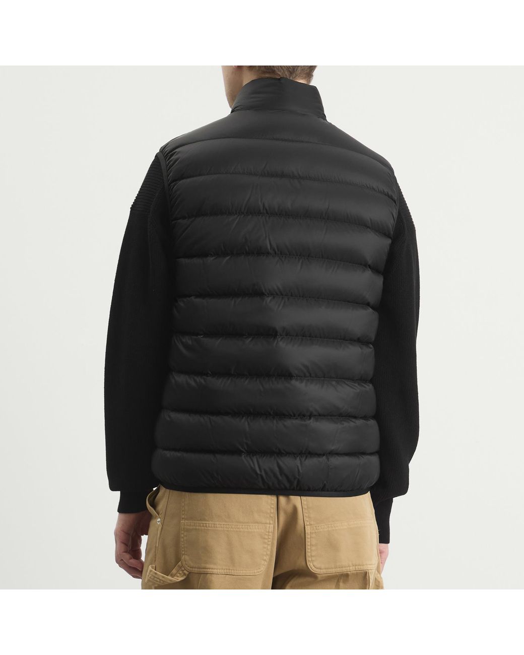 Moncler Black Deneb Nylon Vest for men