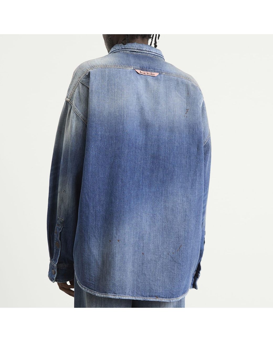 Acne Blue Trafalgar Denim Shirt for men
