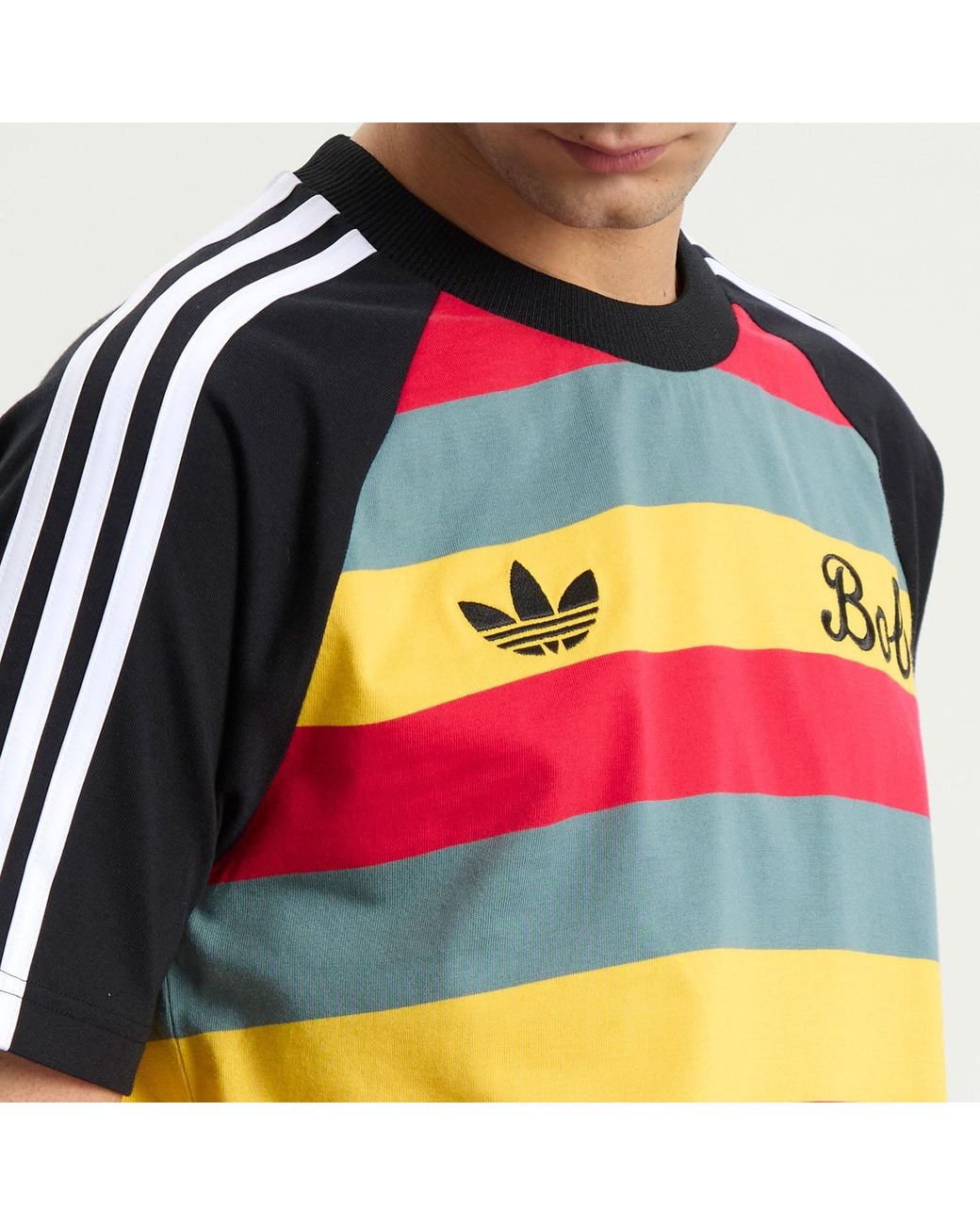 Adidas Multicolor Bob Marley T-Shirt for men
