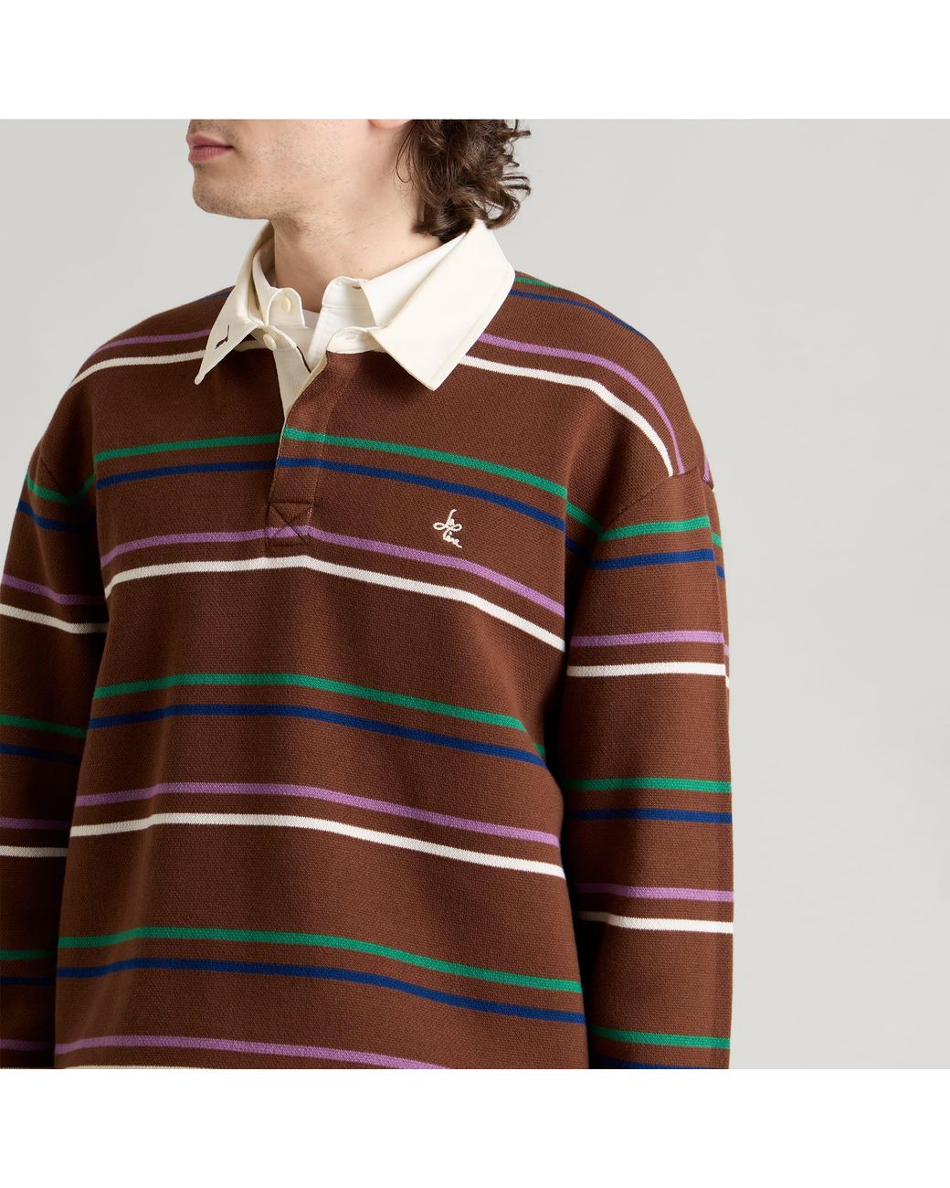 PUMA Brown X Le Père Knitted Rugby Top for men