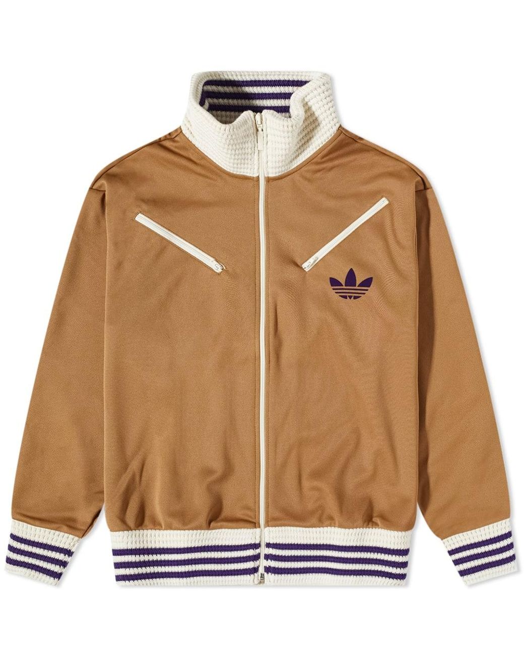 adidas Adicolor 70s New Montreal 22 Jacket in Brown for Men | Lyst