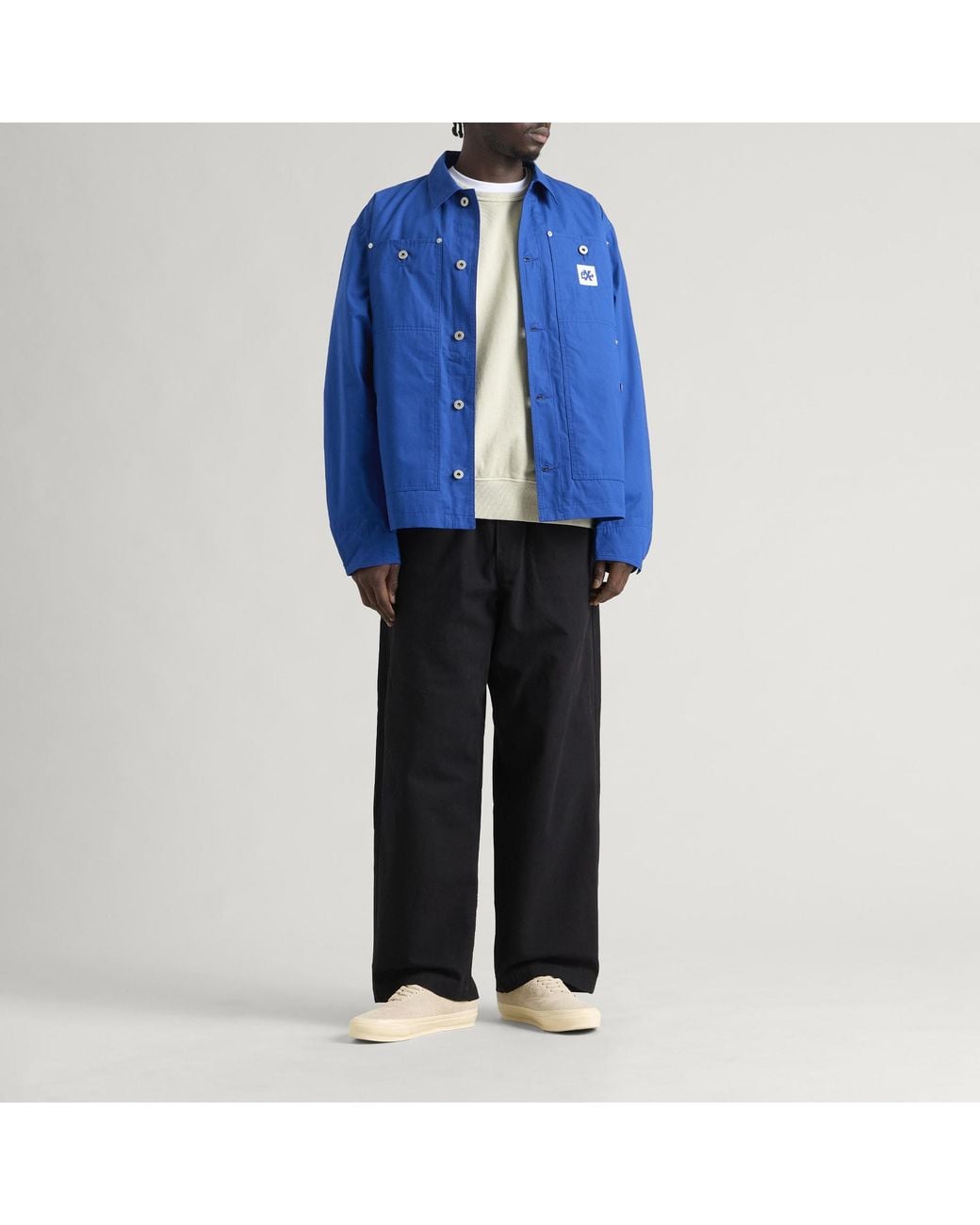 Ecstatic Research Blue Work Coat for men