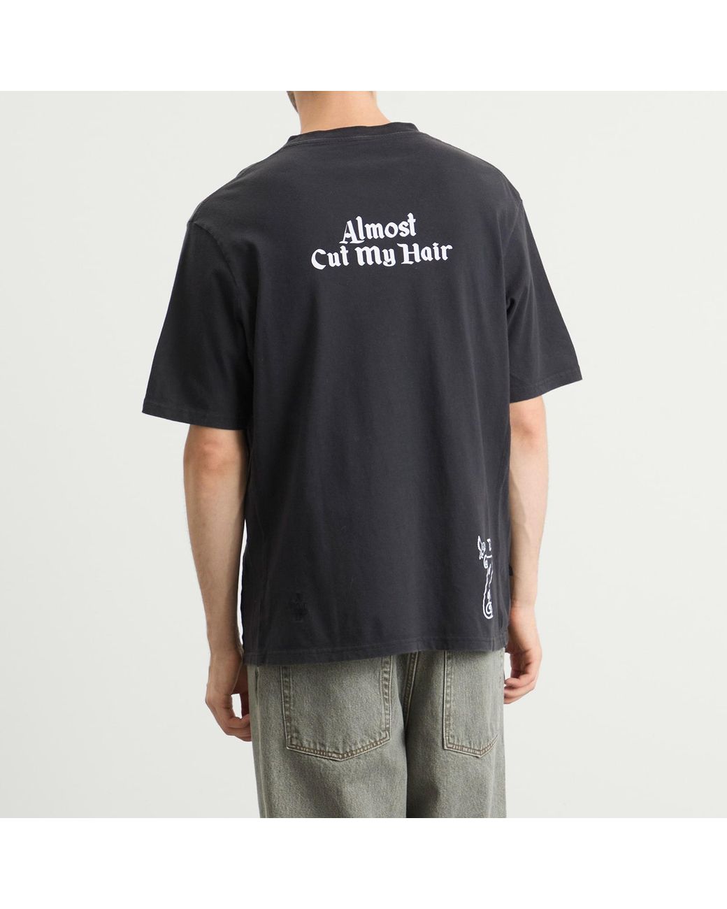 ACMH by Magic Castles Black Rip It Up T-Shirt for men