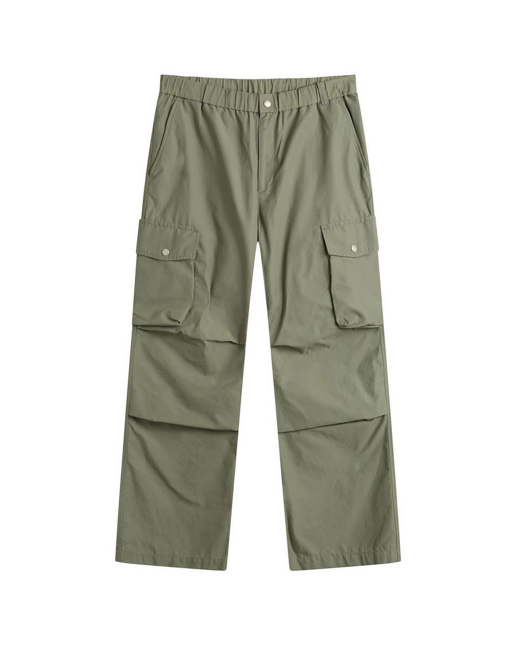 Dobby Colouring In Snow Peak Light Dobby Cloth Trousers in Green for Men | Lyst