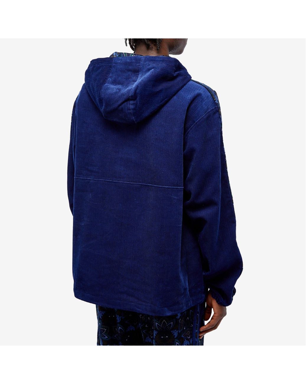 adidas Corduroy Hoodie in Blue for Men Lyst UK