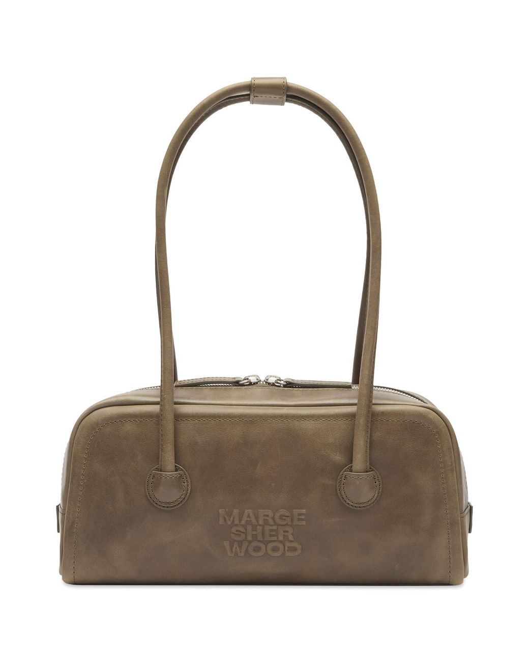MARGE SHERWOOD Brown Soft Boston Ew Bag
