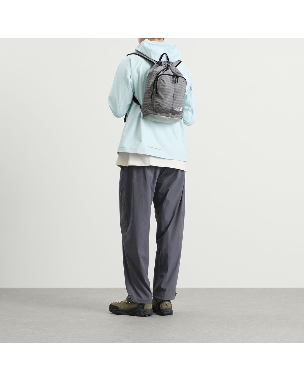The North Face Gray Never Stop Cinch Pack for men