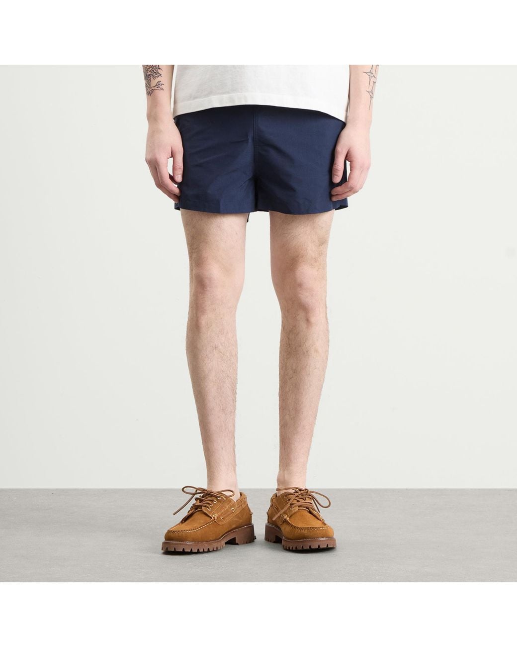 AMI Blue Bicolor Swimsuit for men