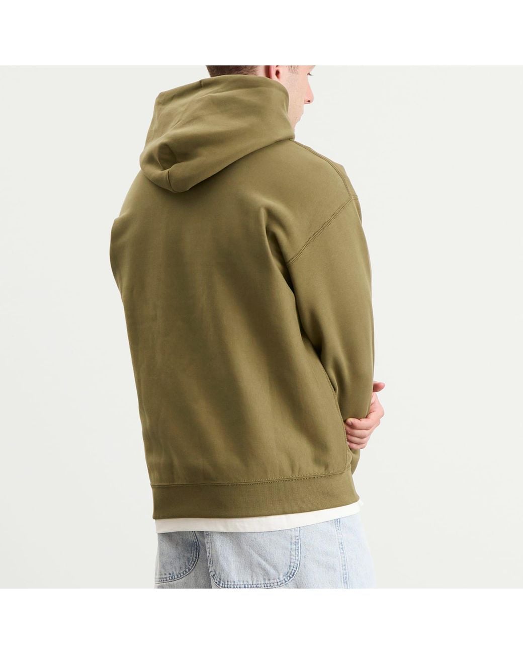 Nike Green Solo Swoosh Pullover Hoodie for men