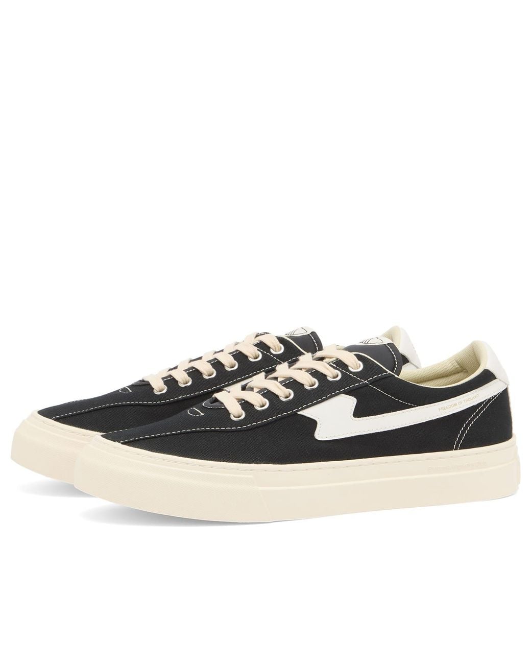 Stepney Workers Club Black Dellow S-Strike Cup Canvas Sneaker for men