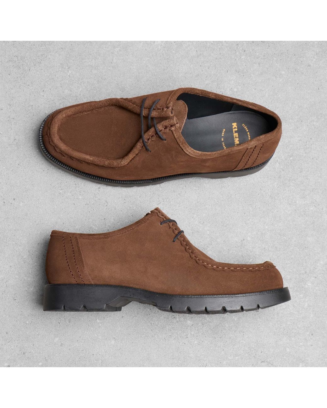Kleman Brown Padror Suede Shoe for men