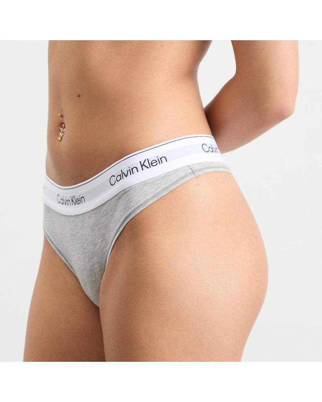 Calvin Klein White Icon Thong